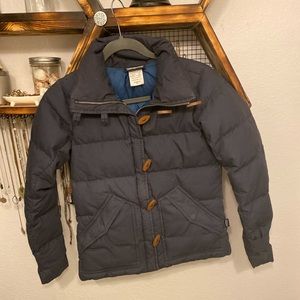 Navy blue Patagonia down jacket
